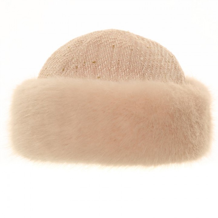 Faux Fur Luxury Winter Boucle Hat