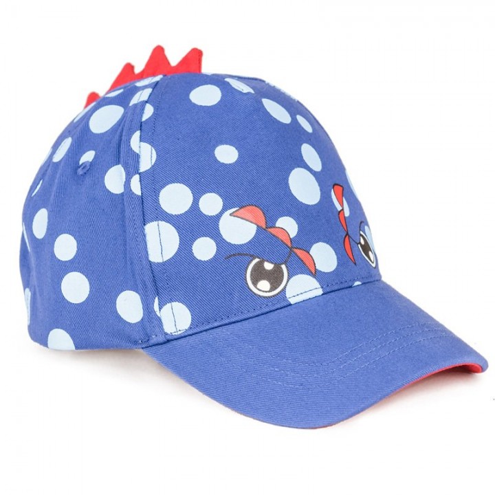 Blue Baseball Dinosaur Hat